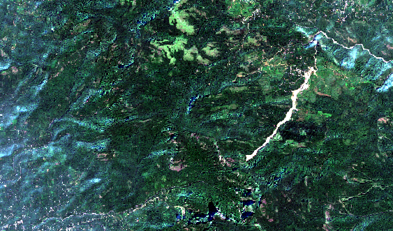 The cropped post-event S2 image.